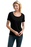 When is a tee not just a tee? When it can layer and pair with nearly everything. Our flattering scoop neck tee, made in our new silk wash cotton, falls and drapes in just the right way for a feminine and comfortable fit. LM1003