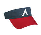 Atlanta Braves - Official MLB Visor for Little League Softball Atlanta Braves - 175
