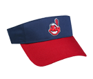 Cleveland Indians - Official MLB Visor for Little League Softball Indians-Visors
