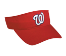 Washington Nationals- Official MLB Visor for Little League Softball Nationals-Visors