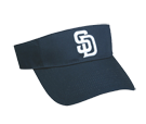 San Diego Padres - Official MLB Visor for Little League Softball Padres-Visors