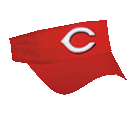 Cincinnati Reds - Official MLB Visor for Little League Softball Reds-Visors