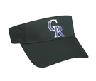 Colorado Rockies - Official MLB Visor for Little League Softball Rockies-Visors