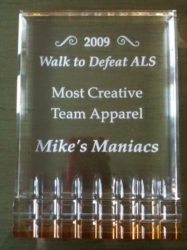 Most Creative Team Apparel Award